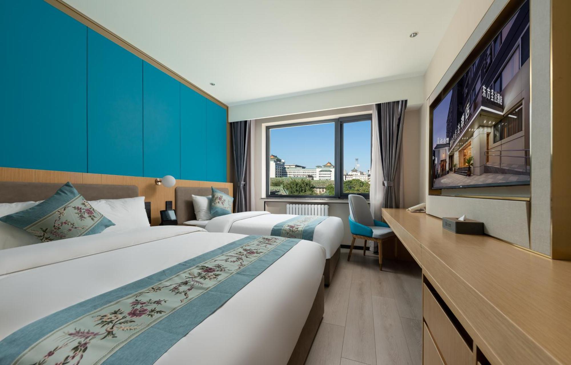 Jingfang Building Smart Hotel - Located In The Busiest Part Of The Downtown Area, Near Beijing Tiananmen Square And The Forbidden City,Wangfujing Shopping Street ,Newly Opened Hotel,Provide Free Laundry Service,Provide Tourism And Ticketing Services Bagian luar foto