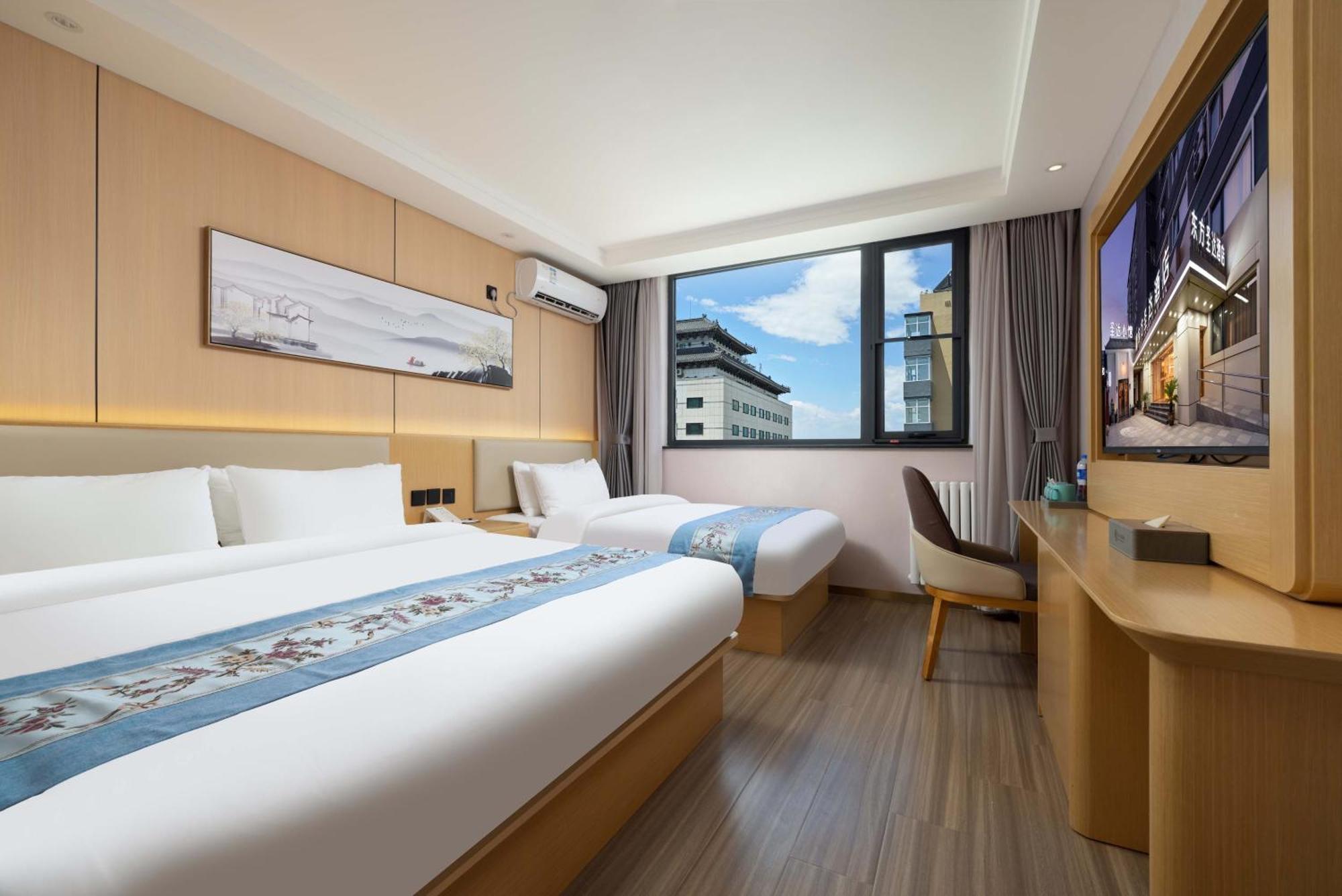 Jingfang Building Smart Hotel - Located In The Busiest Part Of The Downtown Area, Near Beijing Tiananmen Square And The Forbidden City,Wangfujing Shopping Street ,Newly Opened Hotel,Provide Free Laundry Service,Provide Tourism And Ticketing Services Bagian luar foto